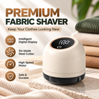 Rechargeable Fabric Shaver with Digital Display